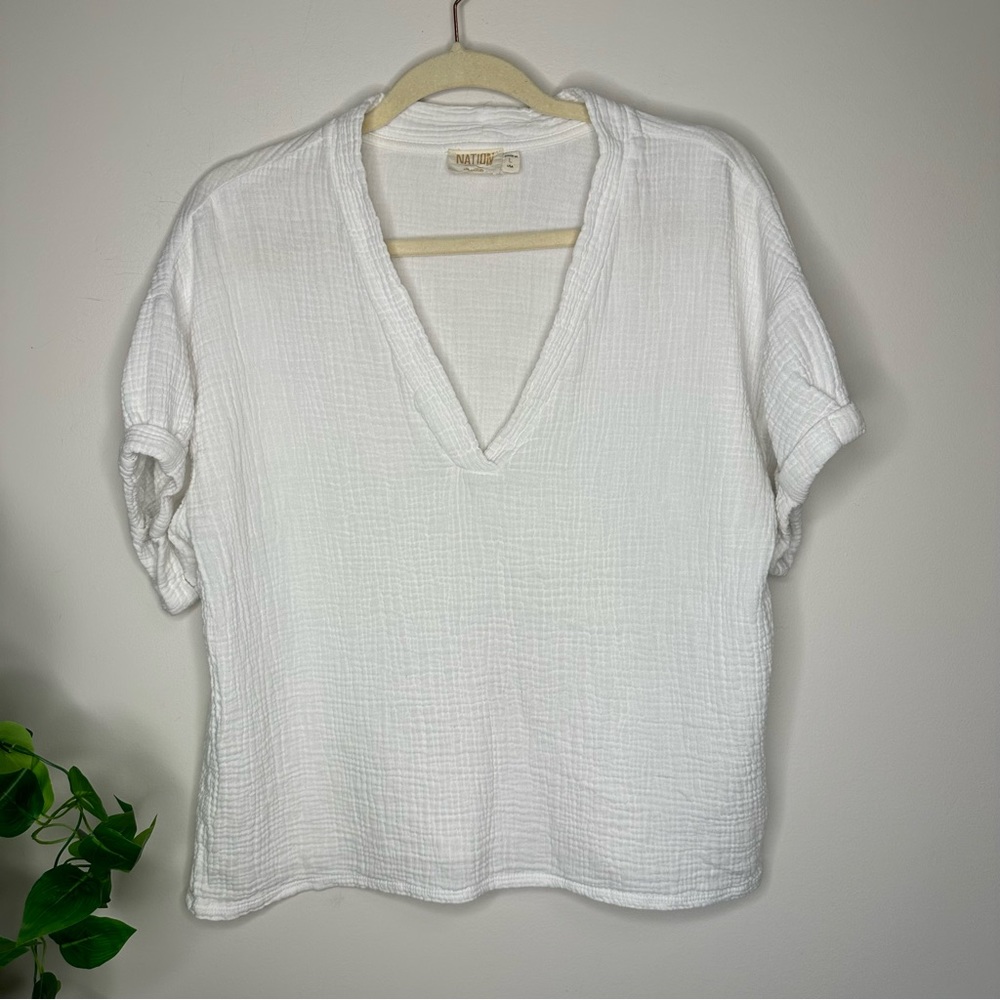 NATION LTD • Karina Gauze Top - Picture 4 of 6